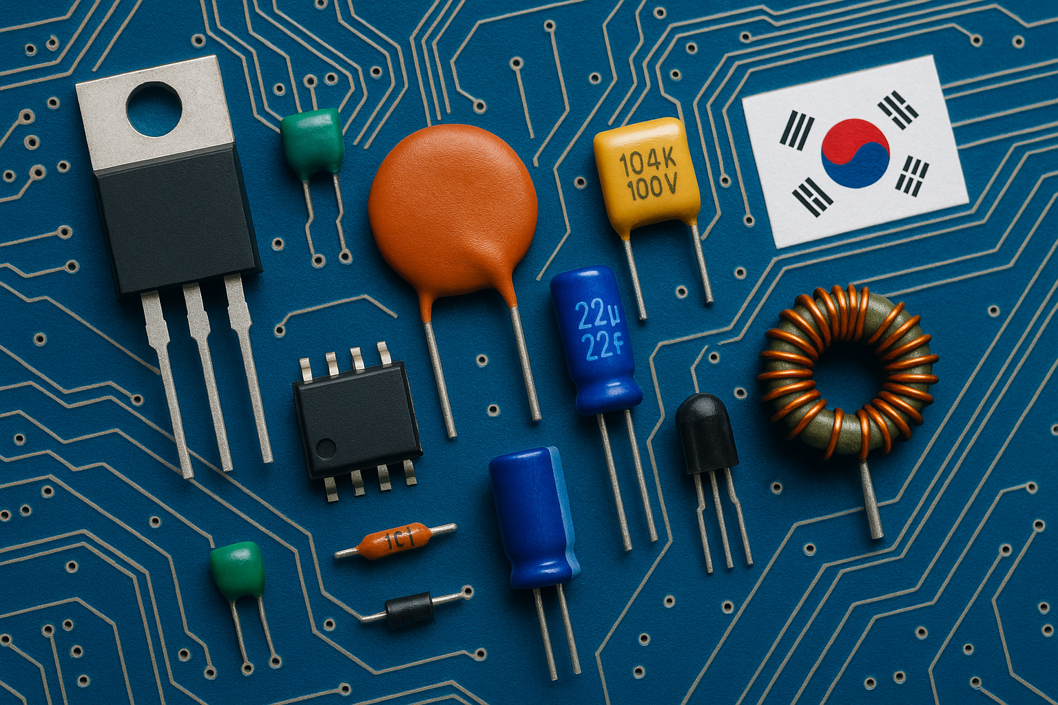 Ventajas de importar componentes electrónicos de Corea del Sur
