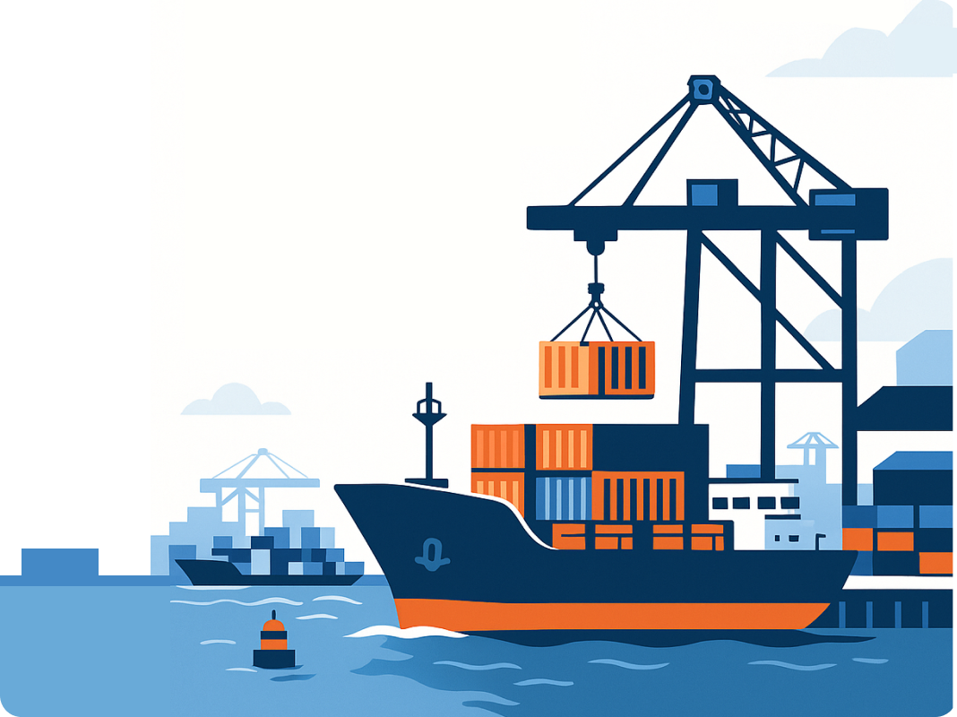 Proceso de importación portuaria